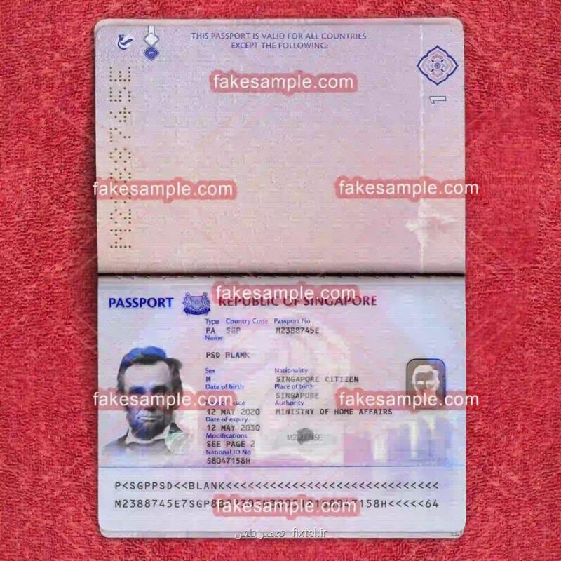 Fakesample s Premium Passport Templates